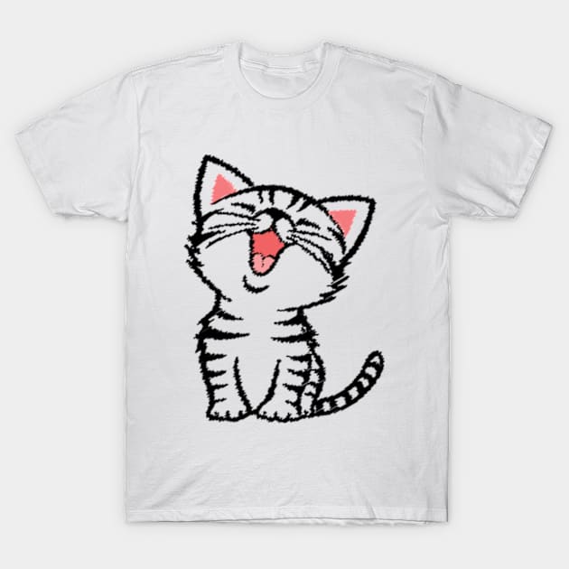 American Shorthair Happy T-Shirt by RiseInspired